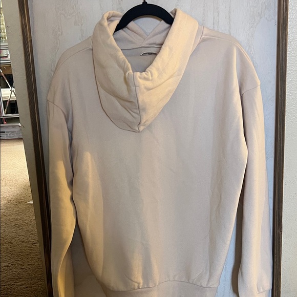 Celine Beige Hoodie with Black Logo - Picture 6 of 9